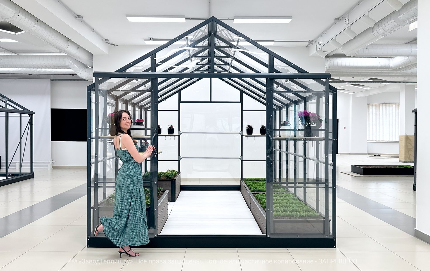 Теплица «Домик МПК 3м»