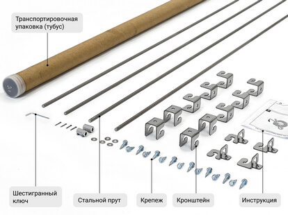 Компания «ЗаводТеплиц.ру» и комлектация линий для подвязки растений в теплицу.