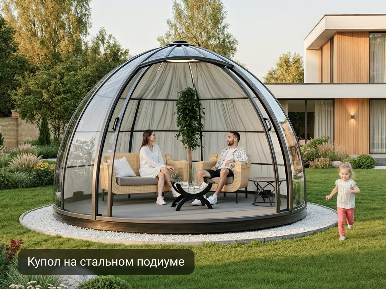 Теплицы из монолитного поликарбоната - прочные, красивые, идеально прозрачные.