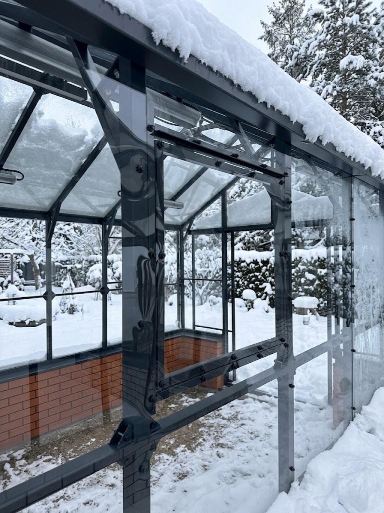 Теплица с каркасом из трубы 40×40 мм