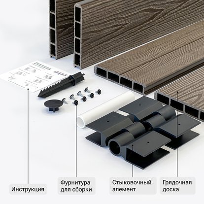 Грядки из ДПК