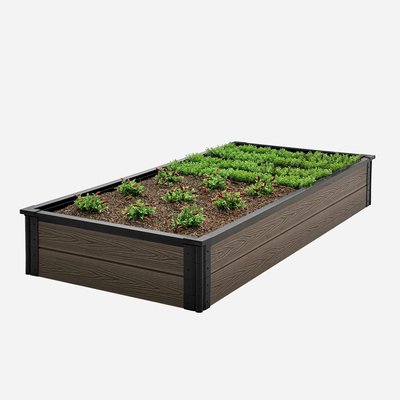 Грядки из ДПК высотой 30 см