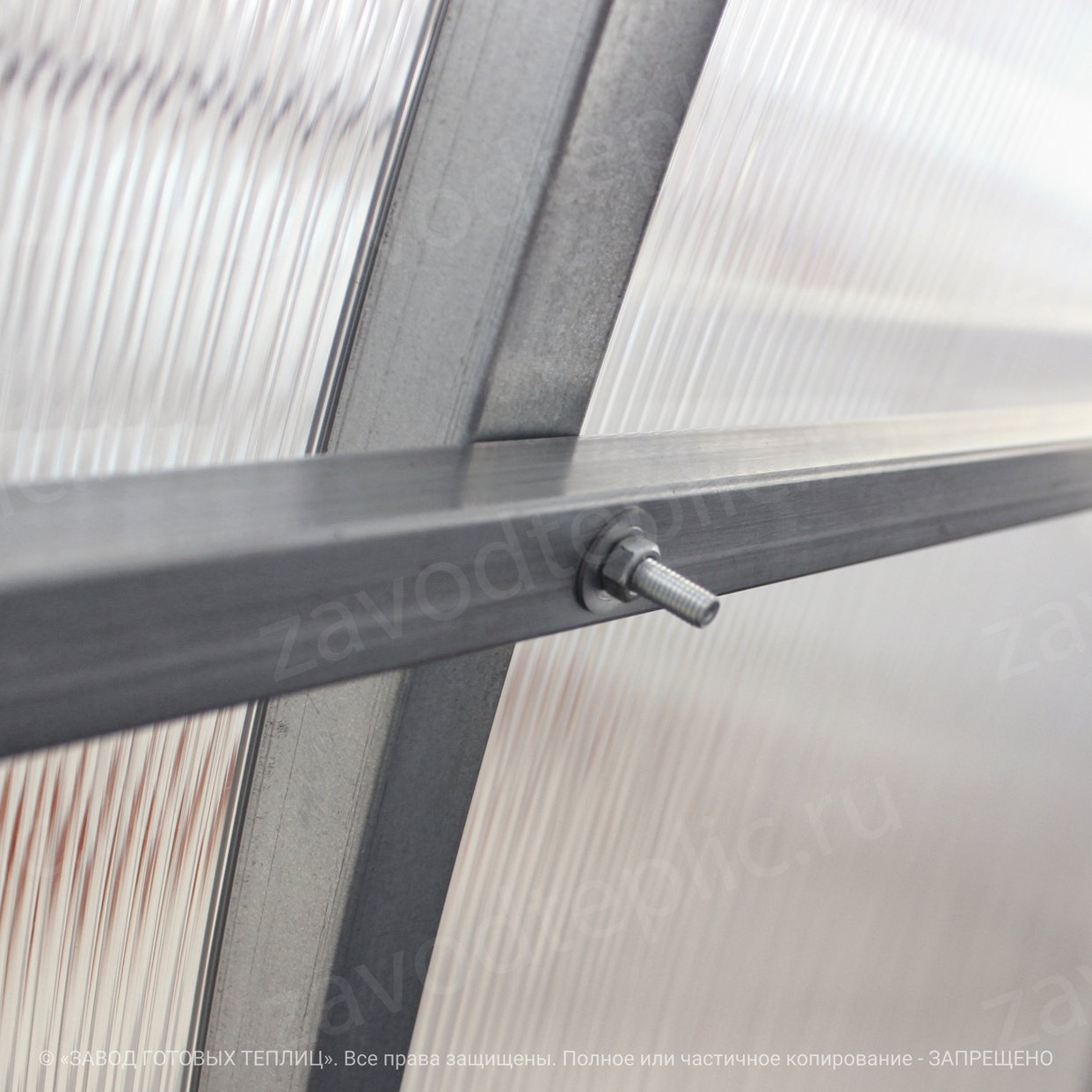 Теплица Капелька сверхпрочная шириной 3 м, ЗАВОД ТЕПЛИЦ РУ в Москве ...