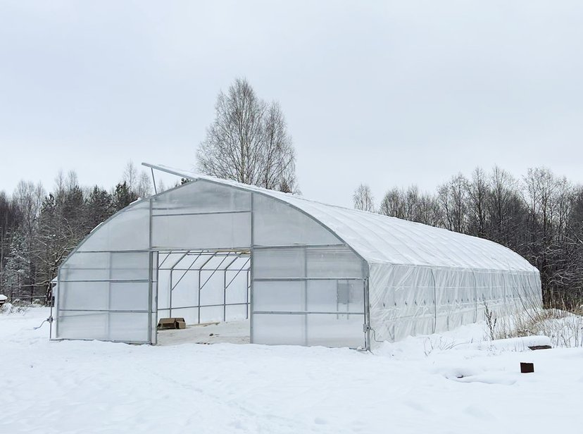 Туннельная теплица под пленку 10x30 м