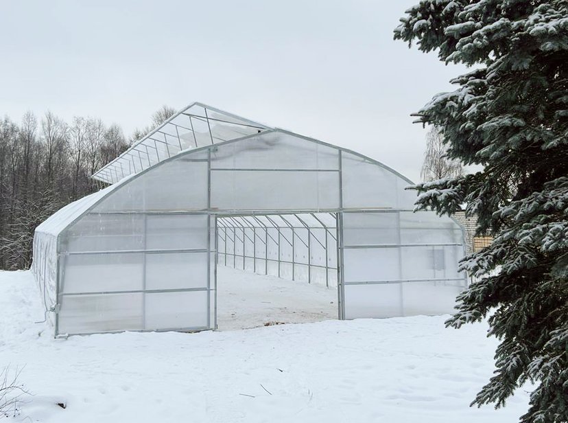 Туннельная теплица под пленку 10x30 м