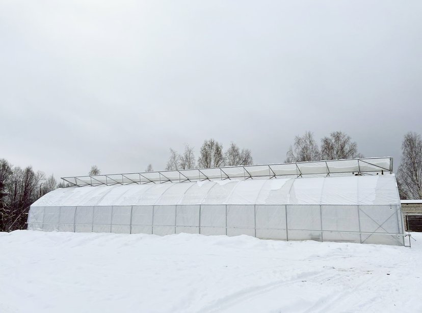 Туннельная теплица под пленку 10x30 м