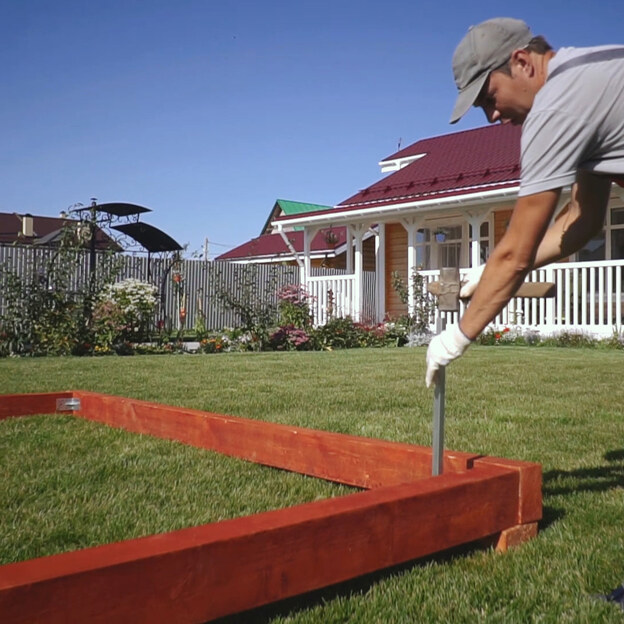 Фундамент из бруса